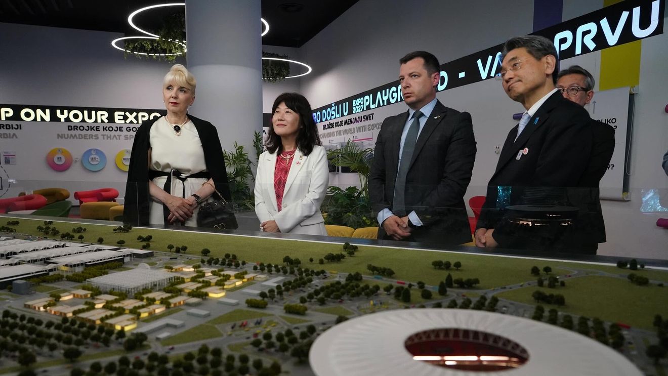 GALERIE FOTO EXPO 2027 Belgrad, proiectul care va schimba fața Serbiei, prezentat la Timișoara. Investiții de 1,2 miliarde de euro, peste 130 de țări participante și cinci milioane de vizitatori așteptați