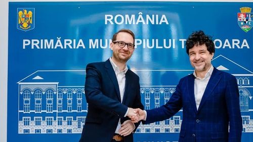 Nicușor Dan și Dominic Fritz anunță colaborare între București și Timișoara privind sistemele centralizate de încălzire și traficul