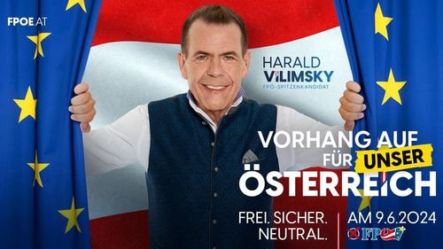 Alegeri europarlamentare iunie 2024, scena politică 13. Austria – Dreapta populistă în fruntea sondajelor. Harald Vilimsky – un lider în ascensiune