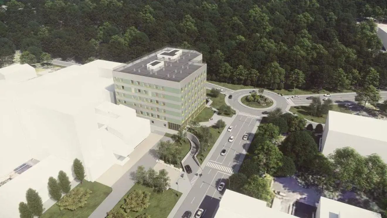 Peste 350 de piloni de beton vor susține noua clădire a Institutului Inimii din Târgu Mureș / ”Ne-am confruntat cu o problemă inginerească deosebit de complicată” / Lucrările ar trebui să se încheie în primăvara anului viitor