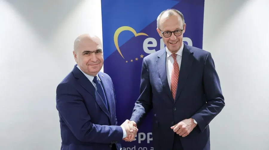 Ilie Bolojan si Friedrich Merz