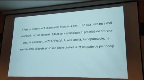 Colegiul Medicilor din România: Aflăm cu îngrijorare că astăzi are loc la Braşov o aşa zisă conferinţă, în fapt o manifestare “pseudo-ştiinţifică” în raport cu tot ce înseamnă sănătatea publică, sistemul de sănătate şi profesia medicală