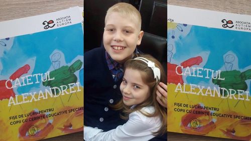 Caietul Alexandrei – liber la descărcat gratuit: fișe de lucru pentru copii cu cerințe speciale făcute de fetița de clasa a IV-a