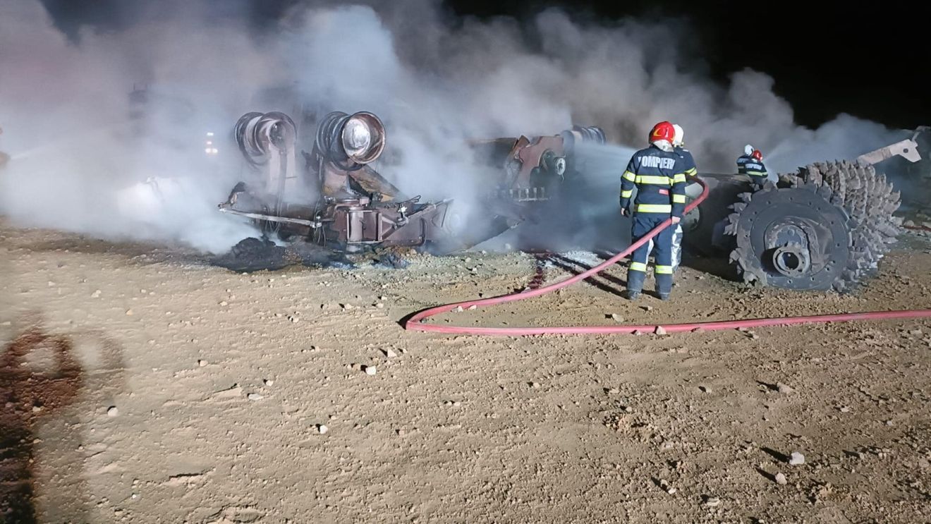 BREAKING Transgaz acuză firma de construcții care a provocat explozia de pe Autostrada Moldovei că nu avea avizele obligatorii pentru a muta conducta de gaze