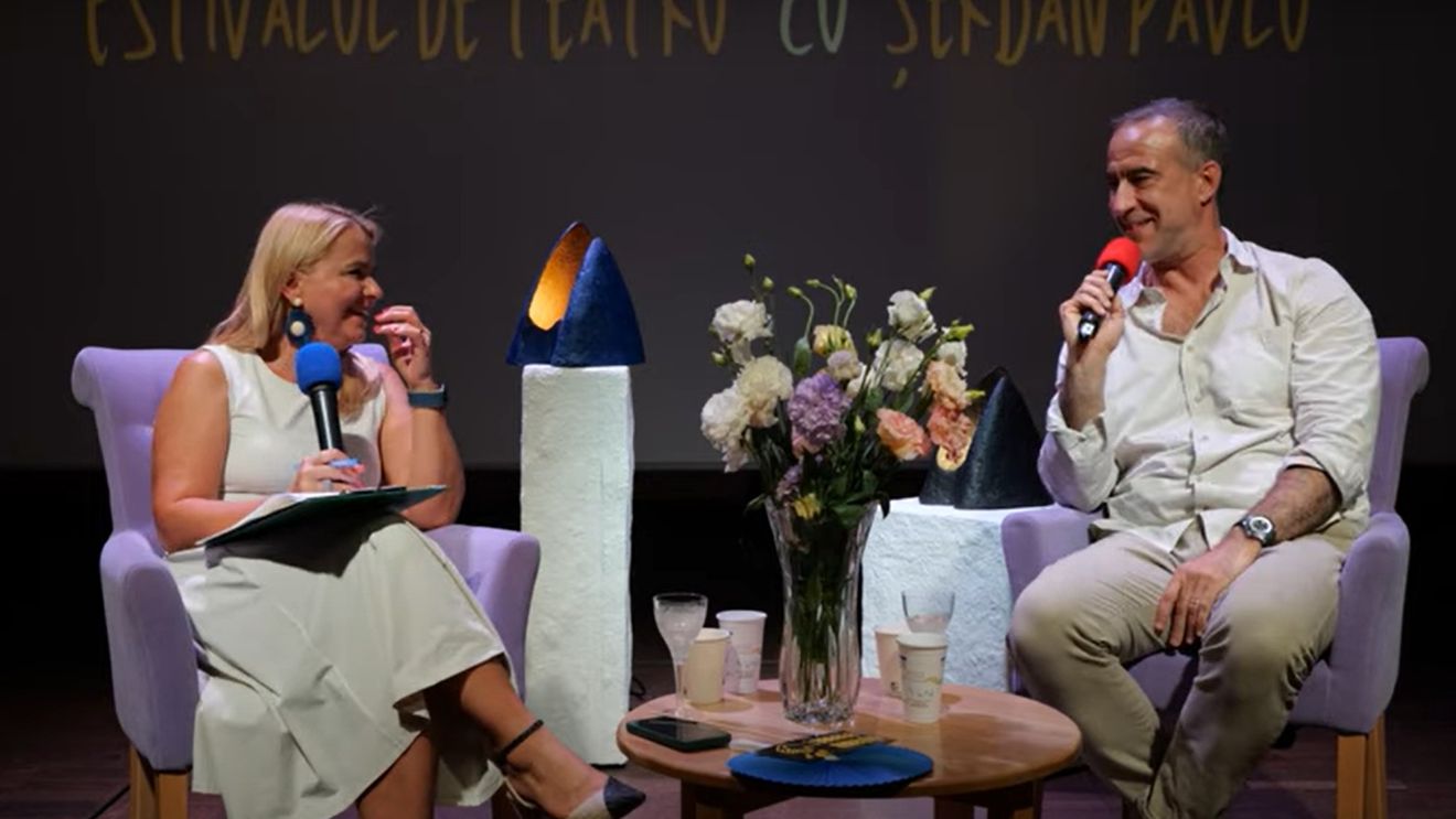 Întâlniri între actori și spectatori, până pe 31 august, în cadrul unui eveniment estival/ Șerban Pavlu a deschis seria de întâlniri