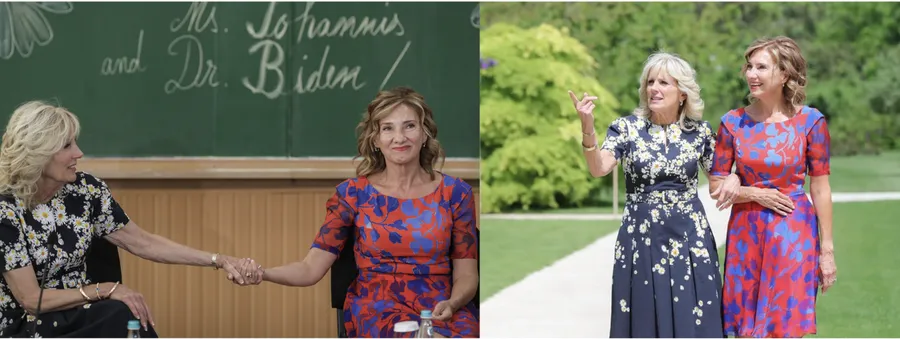 carmen iohannis, tinuta carmen iohannis, dr biden și carmen iohannis