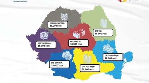 144.000 de doze de vaccin Johnson&Johnson sosesc miercuri în România/ Serul se administrează în doză unică
