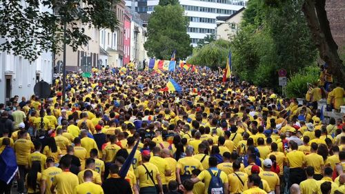 România, pe locul cinci la numărul de fani prezenţi la Euro 2024 / Peste 92.000 de suporteri i-au susţinut pe tricolori la partidele din grupe