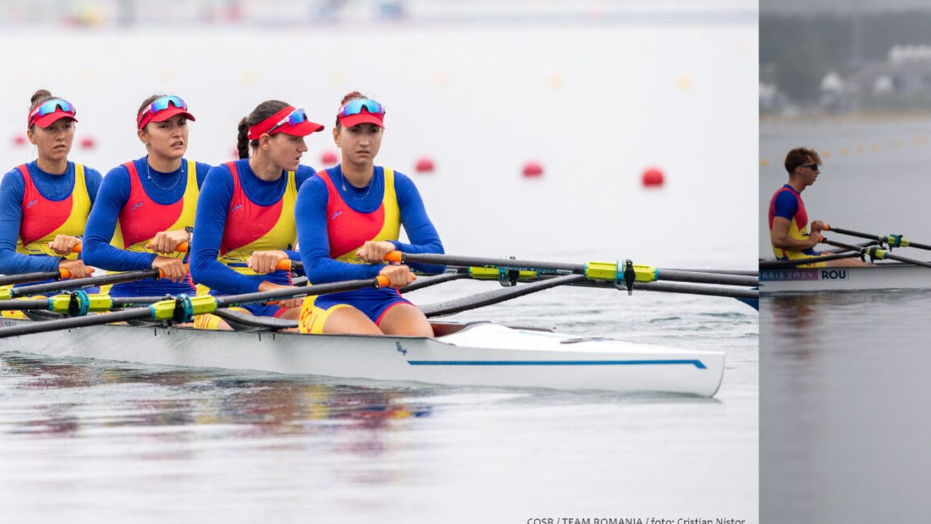 JO Paris 2024: Rezultatele tricolorilor la probele de canotaj de sâmbătă