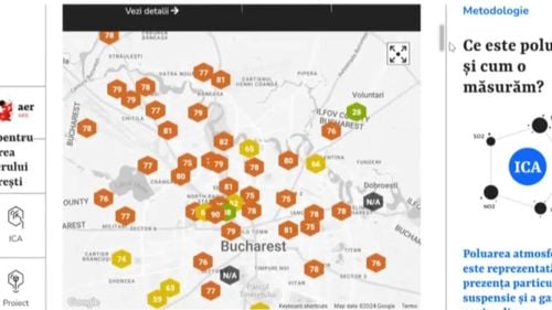 Calitatea aerului s-a deteriorat semnificativ în București. Sistemele de încăzire din locuințe au agravat situația