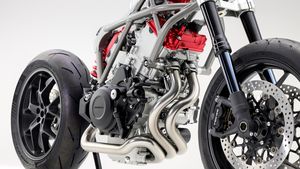 Honda a prezentat noul motor V3 cu compresor electric la EICMA 2024