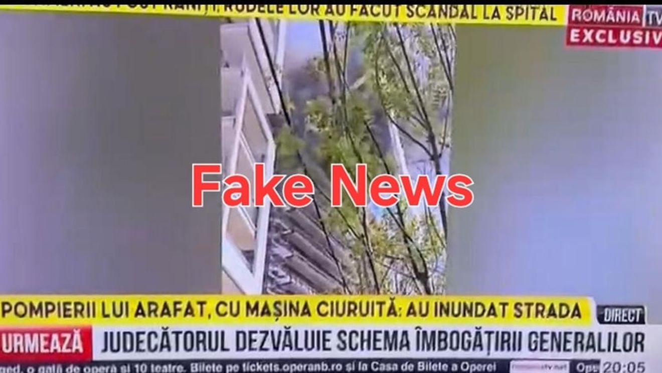 ISU București acuză RTV de fake-news. Televiziunea cu cele mai multe sancțiuni a acuzat instituția condusă de Raed Arafat că ar fi inundat o stradă