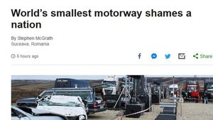 BBC: Cea mai mică autostradă din lume face de rușine o națiune