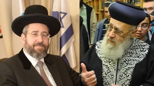 Șef rabinul așkenaz al Israelului se delimitează de afirmațiile incendiare ale omologului său sefard cu privire la emigrarea studenților ultra-ortodocși dacă li se impune efectuarea serviciului militar