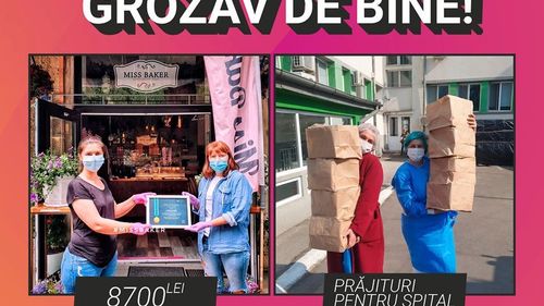 O cofetărie din Constanța trimite gratuit prăjituri pentru cadrele medicale de la Spitalul de Boli Infecțioase