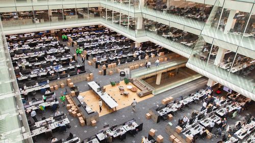 Goldman Sachs și-a revizuit prognozele de creștere pentru SUA, după criza bancară / Analiștii se aşteaptă ca Produsul Intern Brut al SUA să înregistreze un avans anual de 1,2% în trimestrul patru