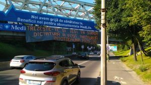 FOTO Mesaje anti-PSD și anti-grațiere în Brașov și București