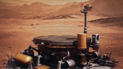 VIDEO Primele imagini realizate de roverul Zhurong, trimis de China pe Marte