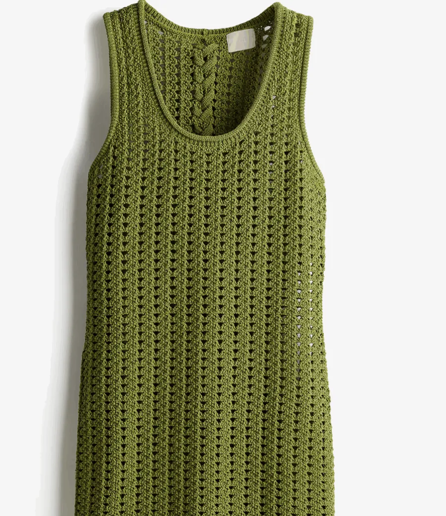 rochie dill green de vara, moda de plaja 