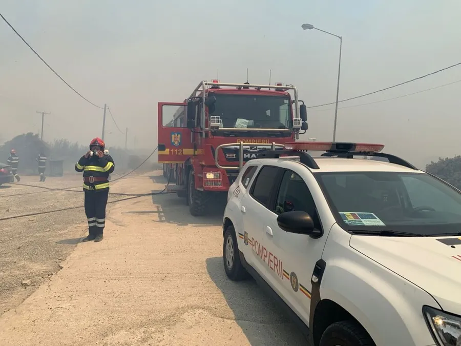 pompieri români, grecia, rodos, incendii