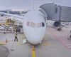 Mai mulţi răniţi pe aeroportul din Frankfurt după ruperea trenului de aterizare faţă al unui Boeing-787
