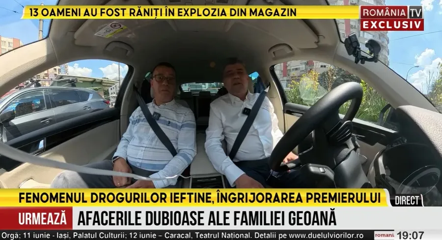 Marcel Ciolacu sofer Victor Ciutacu RTV, Romania TV