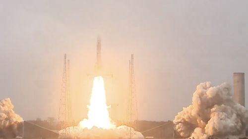 Racheta europeană Ariane 6 a fost lansată în prima sa misiune comercială