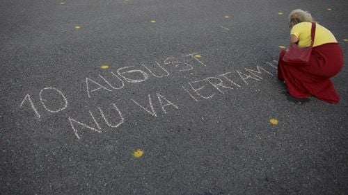 Acțiunile civice care au făcut apel la anchetarea jandarmeriei pentru violențele din 10 august, reflectate de Reuters/ Protestatar: Sunt aici nu doar pentru a comemora, ci și pentru a-i transmite guvernului că nu vom uita
