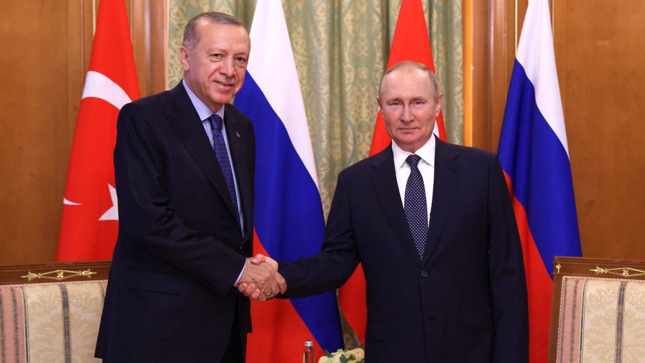 Putin îl felicită pe Erdogan pentru realegere