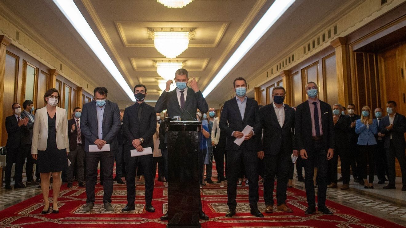 VIDEO Dan Barna: Miniștrii USR PLUS își depun marți dimineață demisia din guvernul Cîțu / Echipa câștigătoare l-a transferat pe Marcel Ciolacu, e USL