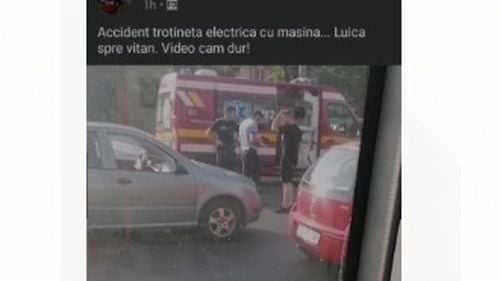 Tânăr aflat pe trotineta electrică, ucis în București după o șicanare în trafic cu un motociclist. Cum s-au derulat faptele