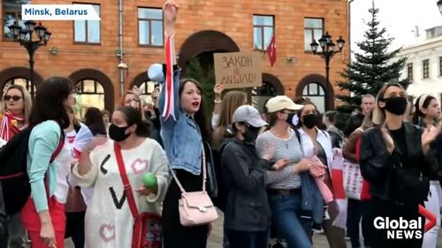 Belarus se apropie de declanşarea unei greve generale, după refuzul lui Lukaşenko de a pleca de la putere