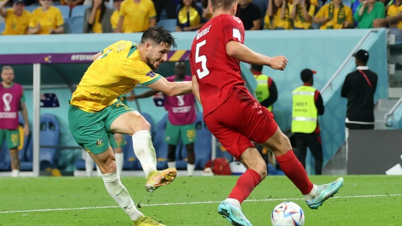Campionatul Mondial de fotbal: Australia s-a calificat în optimi, după 1-0 cu Danemarca / Este a doua calificare a Australiei în optimile Cupei Mondiale după cea din 2006