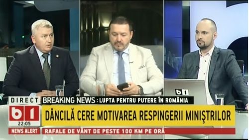 Cuvinte grele la B1TV, între deputații Florin Roman (PNL) și Cătălin Rădulescu (PSD). Roman: Nu-mi place Liviu Dragnea! Rădulescu: Sinucideți-vă! Atac și la președintele Iohannis: Nu este român