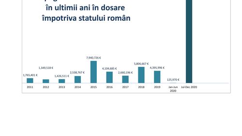 Despăgubiri - record de 34 de milioane de euro pentru proprietarii de imobile naționalizate în dosarele de la CEDO în 2020, mai mari decât în ultimii zece ani la un loc
