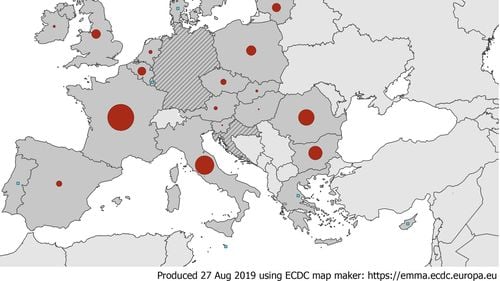 Centrul European de Control al Bolilor: România este pe locul 4 în Europa la numărul de cazuri de rujeolă din ultimul an / Mihai Craiu: Pericolul există încă pentru toți copiii români nevaccinați