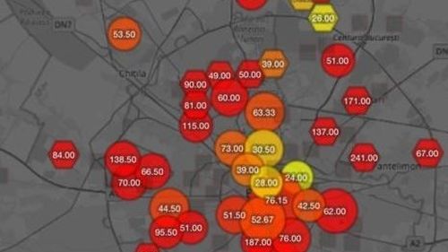 Valori depășite de poluare au fost înregistrate de senzori sâmbătă seara în București și împrejurimi/ Garda de Mediu și specialiștii susțin că fenomenul de inversiune termică a ținut pulberii la sol