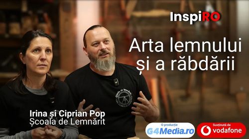 Povestea școlii de lemnărit: Irina și Ciprian Pop au plecat în SUA cu foame și s-au întors cu vise