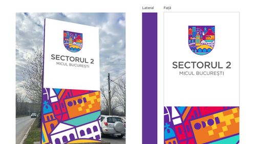 FOTO Cum arată „Micul București”, noul slogan și logo din brandul de sector, identitatea vizuală a Sectorului 2, înainte de lansarea oficială / Acuzație de plagiat și de confiscare în interes personal