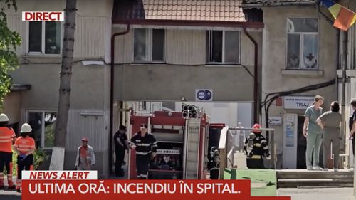 Planul Roşu activat la Iași după izbucnirea unui incendiu la Spitalul CFR Paşcani / 62 de pacienţi şi 17 angajaţi, evacuaţi