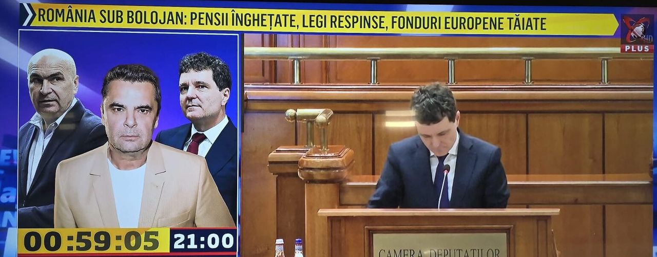 Manipulare Realitatea Plus: Nicușor Dan a fost difuzat cu sunetul din ședința de plen oprit, astfel încât să pară că râde de Strategia Națională de Apărare / De fapt, în Parlament vociferau reprezentanți ai polului extremist 