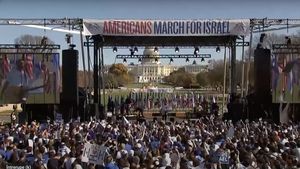 VIDEO A început un amplu marș la Washington pentru susținerea Israelului