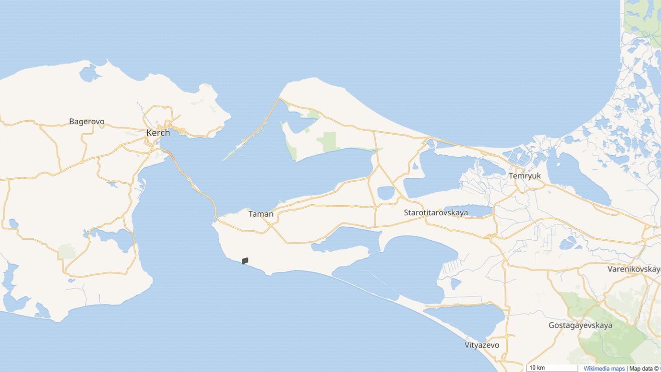 Ucraina a atacat cu drone portul rusesc Taman de la Marea Neagră