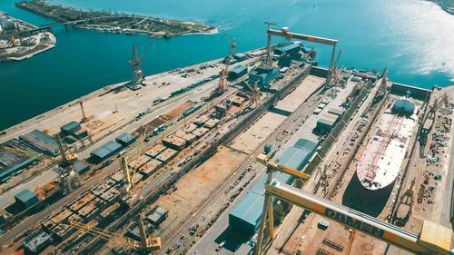 Nava pakistaneză HUNAIN, construită la Şantierul Naval Damen Galaţi, a fost livrată oficial către Marina pakistaneză