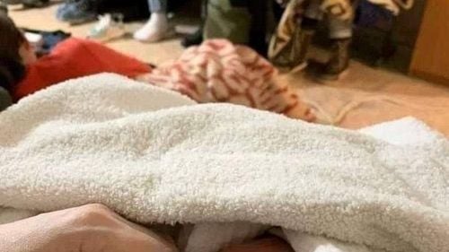 Primul nou născut într-un adăpost de război din Ucraina: „O vom numi Libertate”