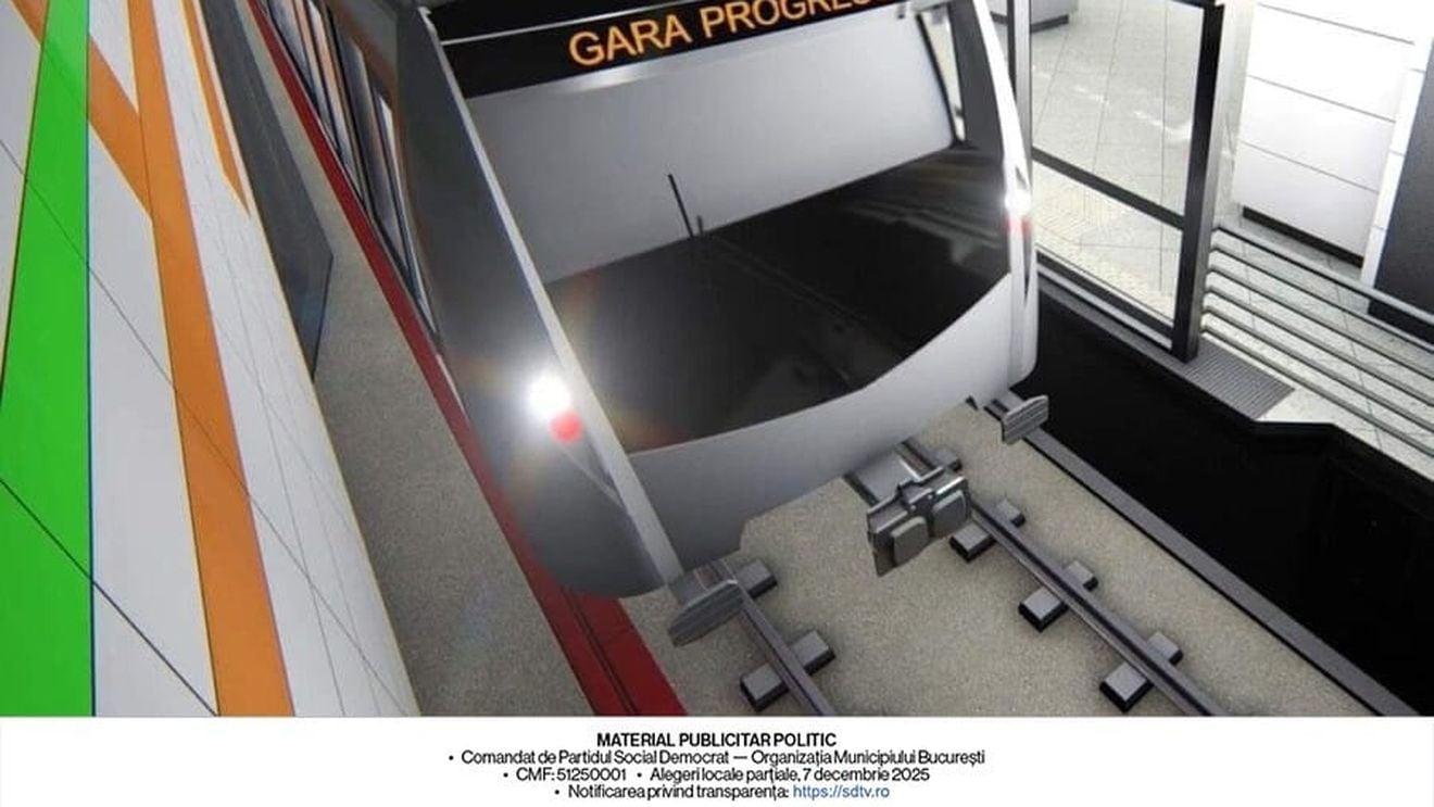 Daniel Băluță: Săptămâna viitoare, semnăm contractul de proiectare și de execuție pentru extinderea magistralei de metrou M4, cu 14 noi stații între Gara de Nord și Gara Progresul