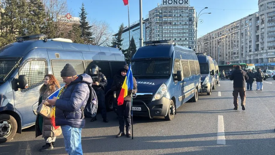 protest piata victoriei calin georgescu 