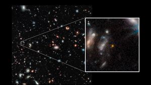 Cele mai vechi şi mai îndepărtate galaxii văzute vreodată, descoperite de telescopul James Webb