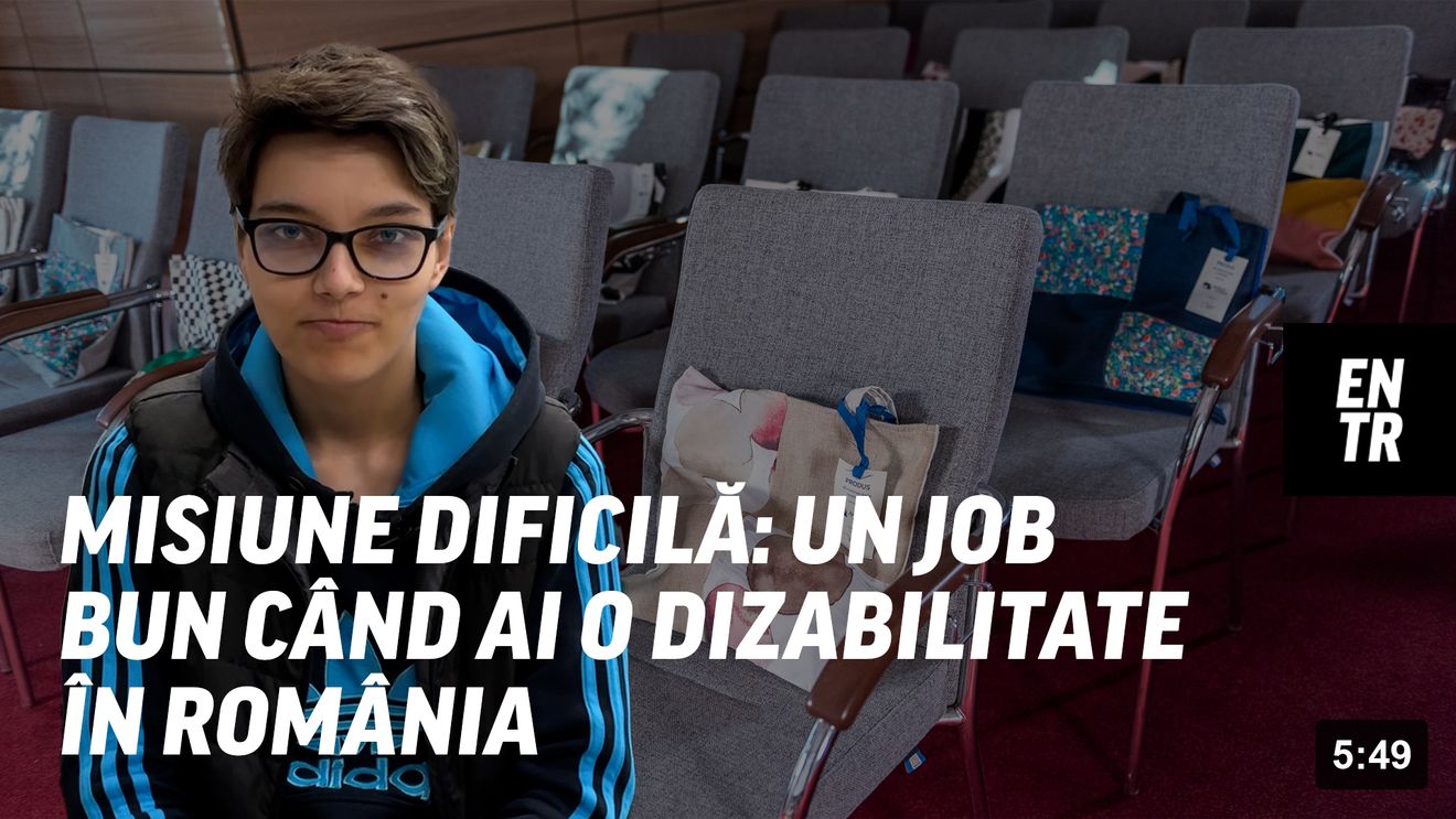Provocarea de a găsi un loc bun de muncă, pentru o persoană cu dizabilități/ Povestea Silviei și șansa de muncă la un atelier de producție textile sustenabile/ Sfatul ei pentru alți tineri: „Să nu te dai bătut”