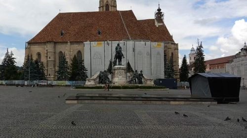 Mișcare anti-COVID în centrul Clujului. La eveniment nu a participat nimeni